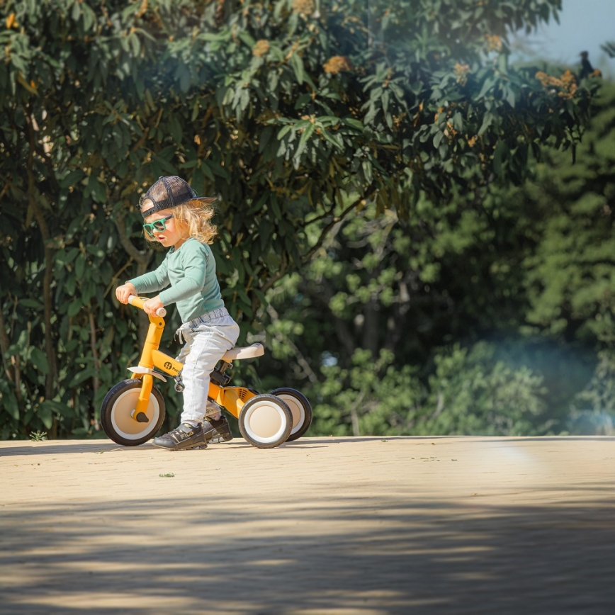 PETITE&MARS - Tricycle enfant 5en1 TURBO Intense Ochre