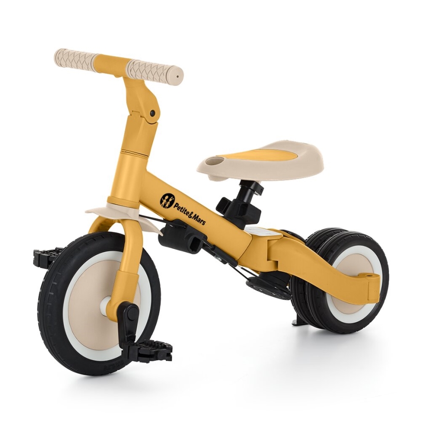 PETITE&MARS - Tricycle enfant 5en1 TURBO Intense Ochre