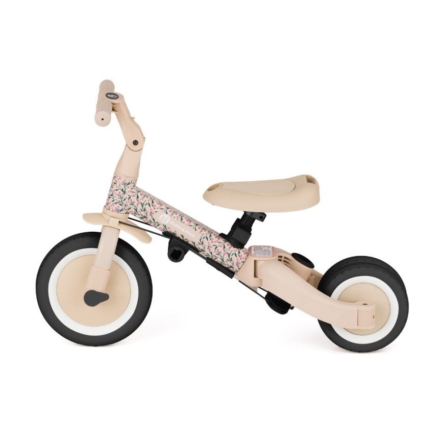PETITE&MARS - Tricycle pour enfants 5-en-1 TURBO LIMITED Prairie Rose
