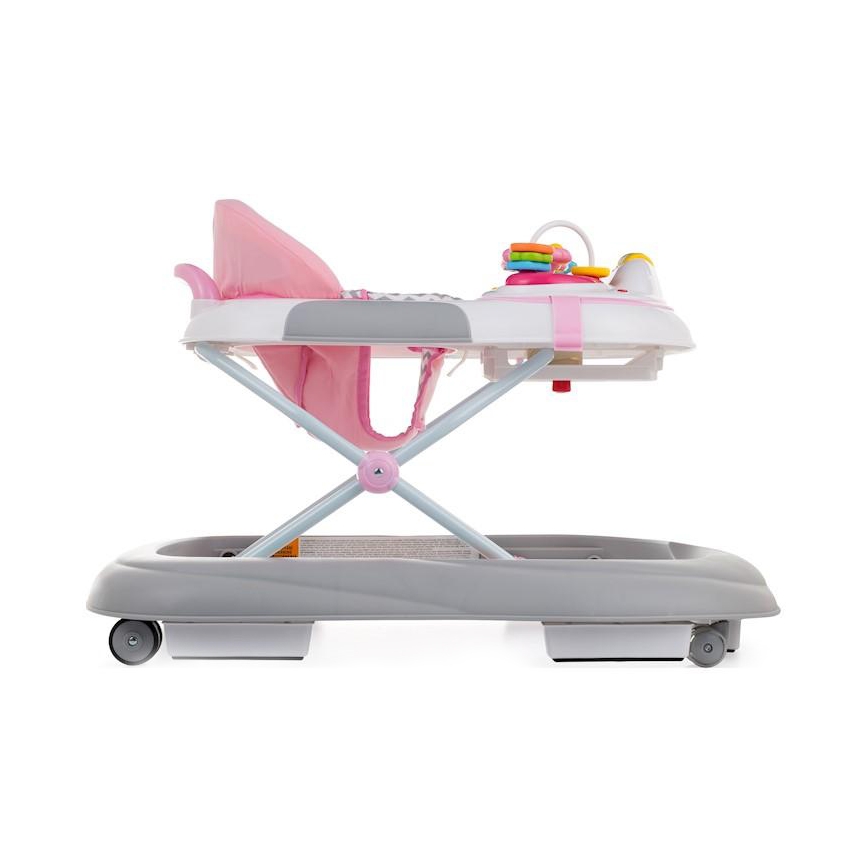 PETITE&MARS - Trotteur pour bébé avec mélodie MONTY rose
