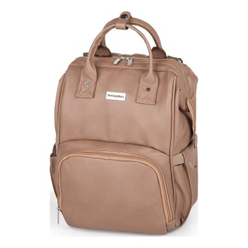 PETITE&MARS - Wickelrucksack für Kinderwagen JASPER braun