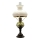 Petroleumlampe DRAHOMÍRA 50 cm waldgrün, mit Zinn verziert