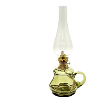 Petroleumlampe TEREZA 34 cm waldgrün