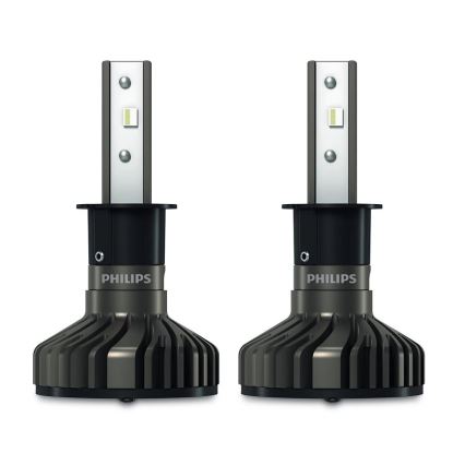 Philips 11336U91X2 - SET 2x LED-Auto-Leuchtmittel Ultinon Pro9100 H3 PK22s/13,2W/12/24V 5800K