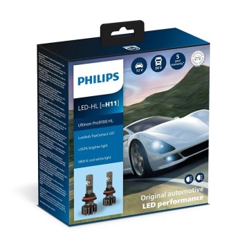 Philips 11362U91X2 - SET 2x LED-Auto-Leuchtmittel Ultinon 9100 H11 PGJ19-2/13,2W/12/24V 5800K