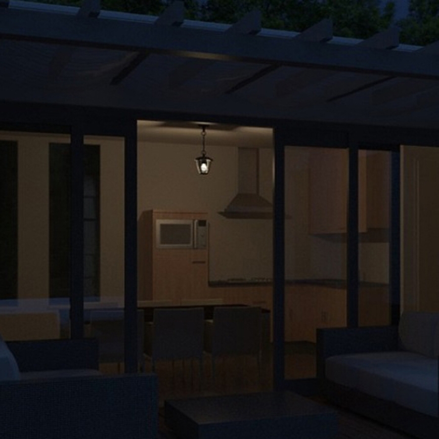 Philips - Lampadario a sospensione 1xE27/60W/230V nero