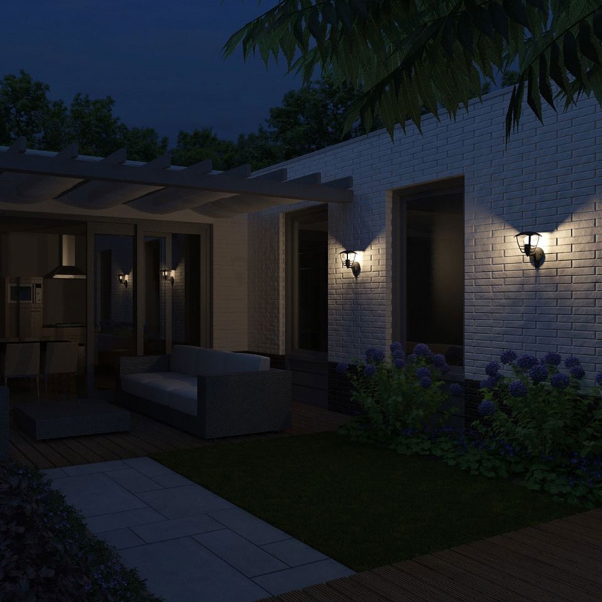 Philips 15388/30/16 - Außenwandleuchte MYGARDEN CREED 1xE27/60W/230V