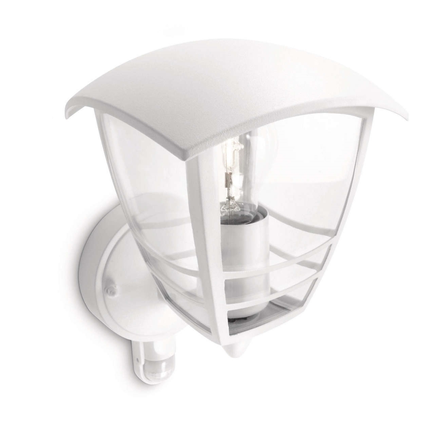 Philips - Applique murale extérieure avec détecteur 1xE27/60W