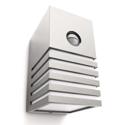 Philips - Applique murale d'extérieur avec détecteur E27/20W IP44