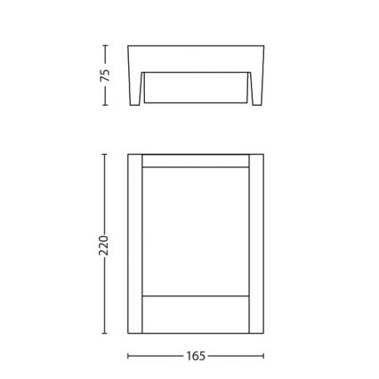 Philips - Applique murale extérieure LED/6W/230V 4000K IP44