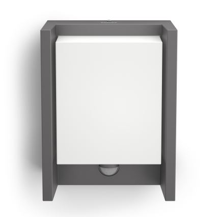 Philips - LED Applique da esterno con sensore LED/6W 2700K IP44