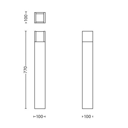 Philips - Lampada LED da esterno LED/6W/230V 4000K IP44