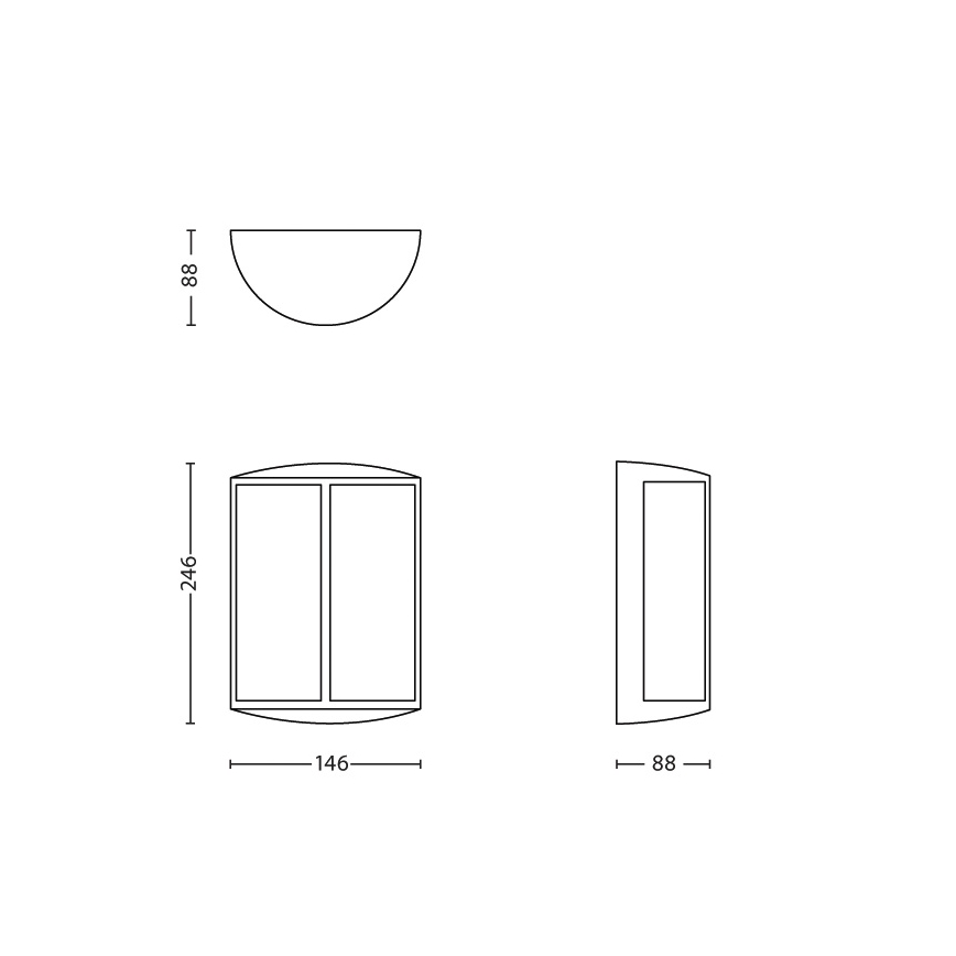 Philips - Applique a LED da esterno 1xLED/6W IP44