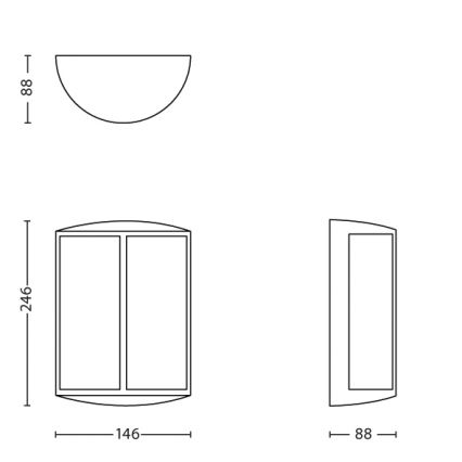 Philips - Applique da esterno LED/6W IP44