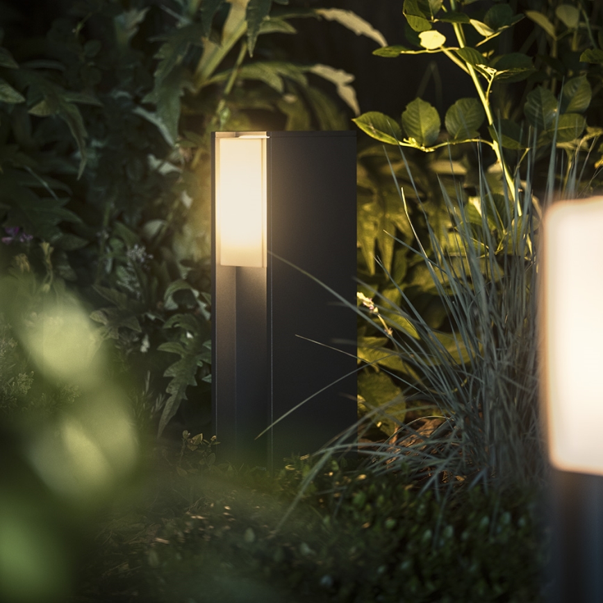 Philips 16473/93/P0 - Lampe LED à intensité modulabledaire extérieur HUE TURACO 1xE27/9,5W/230V