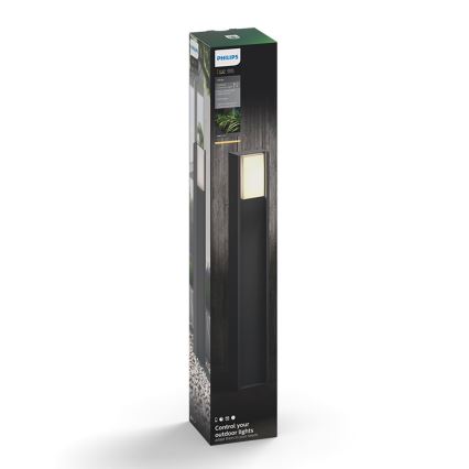 Philips 16474/93/P0 - Lampe LED à intensité modulabledaire extérieur HUE TURACO 1xE27/9,5W/230V