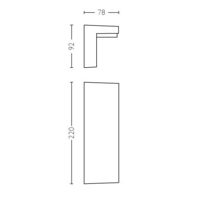 Philips - Applique a LED da esterno 2xLED/4,5W/230V 4000K IP44