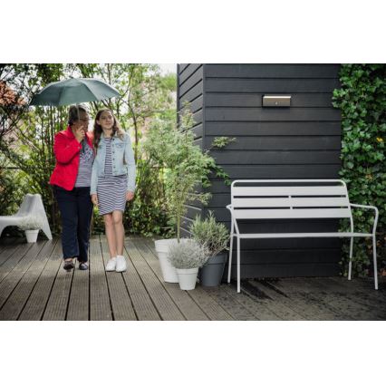 Philips 16484/93/P0 - LED Outdoor leuchte mit Sensor BUSTAN 2xLED/4,5W