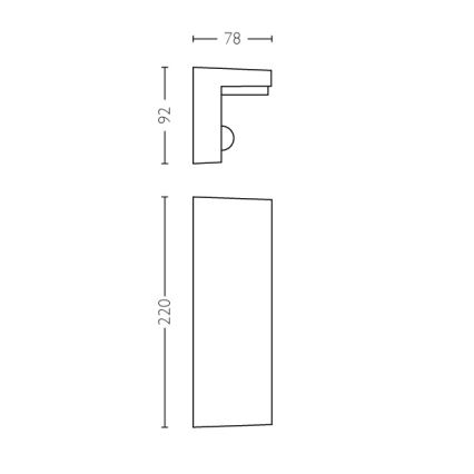 Philips - LED Applique da esterno con sensore 2xLED/4,5W/230V 4000K IP44