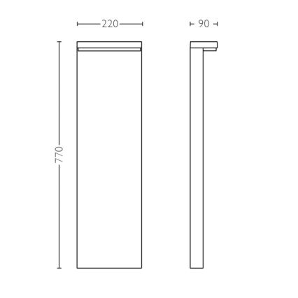Philips 16486/93/P0 - LED Außenleuchte MYGARDEN BUSTAN 2xLED/4,5W