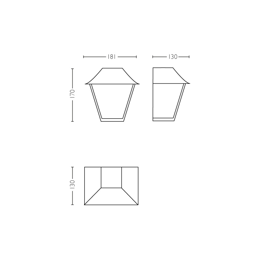 Philips - Applique da esterno E27/42W