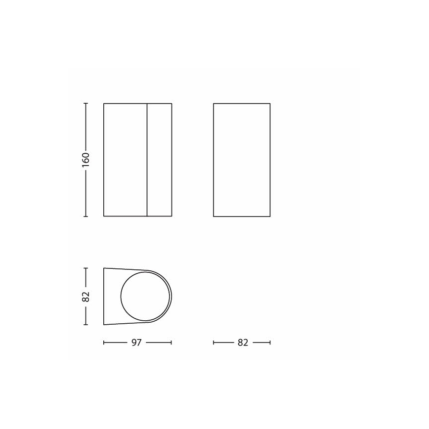Philips - Luminaire extérieur 2xGU10/35W/230V