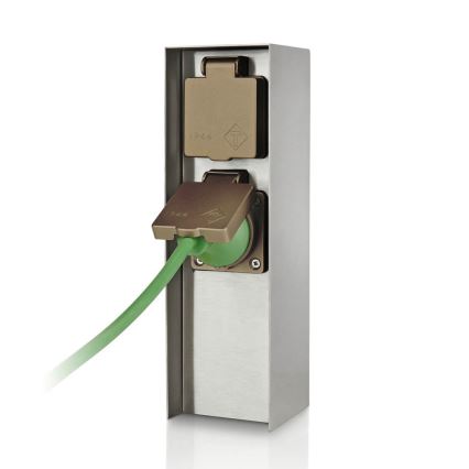 Philips - Multipresa verticale da esterno 230V