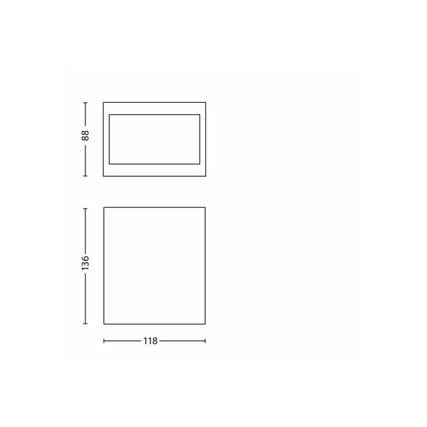 Philips 17209/30/16 - Applique a LED da esterno MY GARDEN WALL LIGHT LED/12 IP44