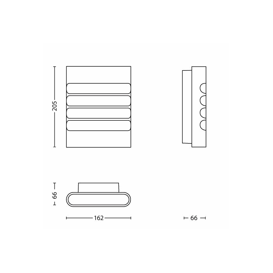 Philips - Illuminazione LED da esterno 1xLED/3W/230V IP44