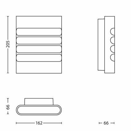 Philips - Éclairage extérieur LED, 3 W, 230 V, IP44