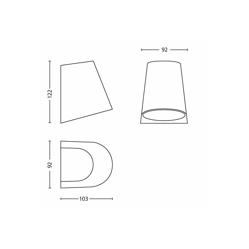 Philips - LED-Außenleuchte 3W/230V IP44