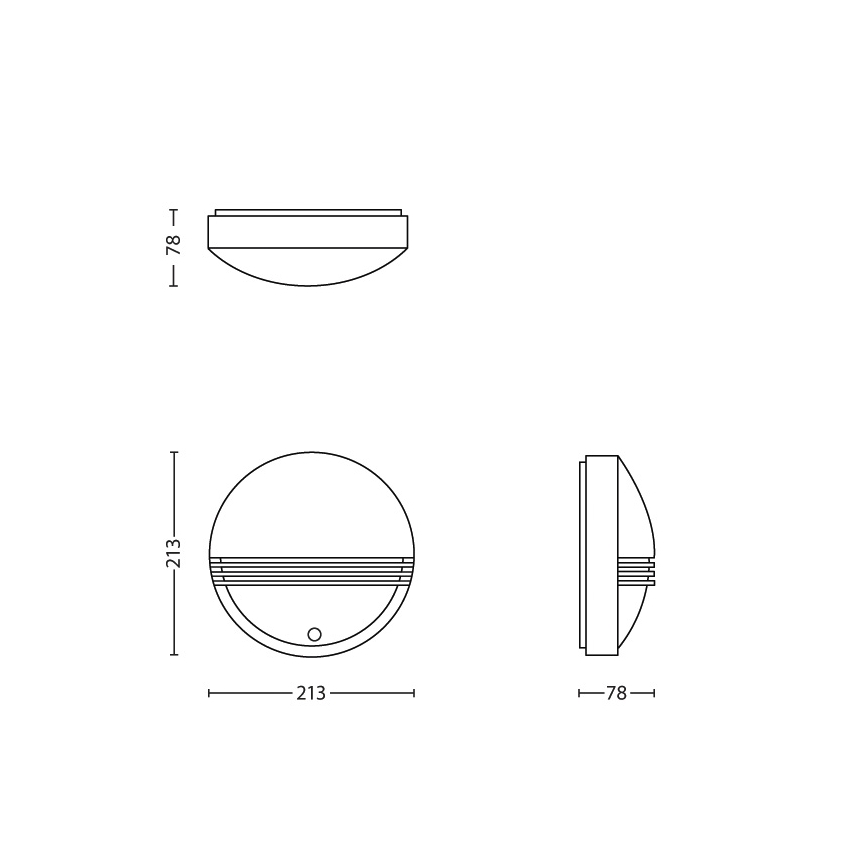 Philips - Applique da esterno LED con sensore LED/6W/230V IP44