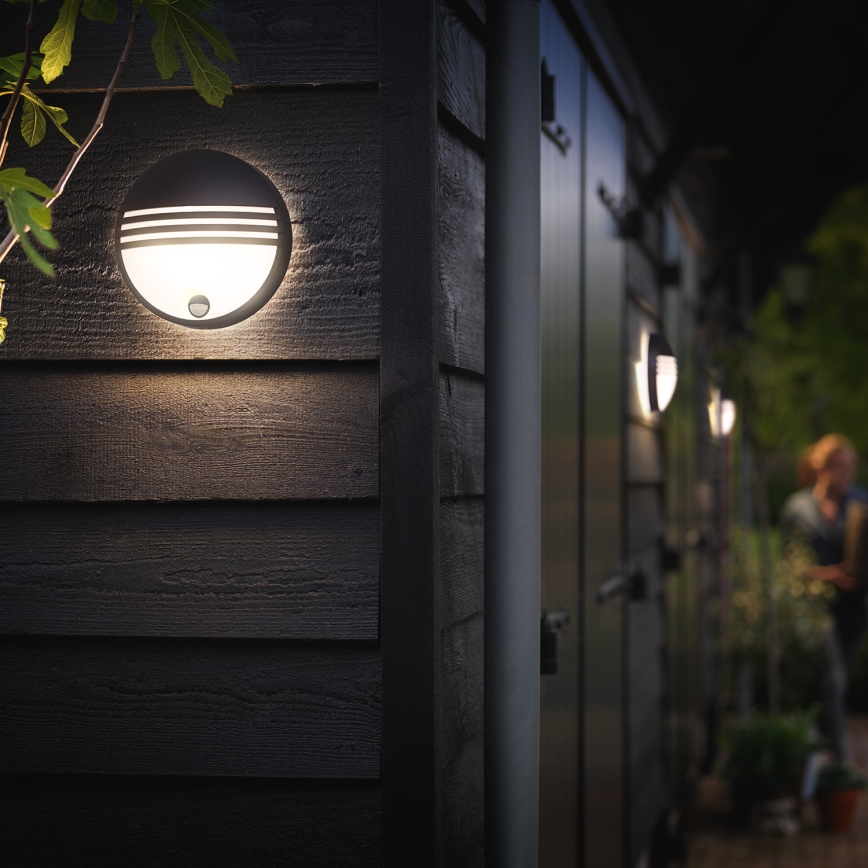 Philips 17297/30/16 - Außensensorleuchte MYGARDEN YARROW 1xLED/6W/230V