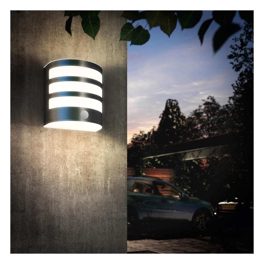 Philips - Applique murale extérieure avec détecteur 1xLED/3W IP44