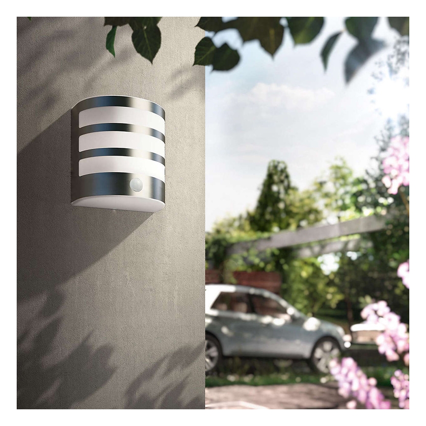 Philips 17315/47/16 - LED-Außenwandleuchte mit Sensor CALGARY 1xLED/3W/230V