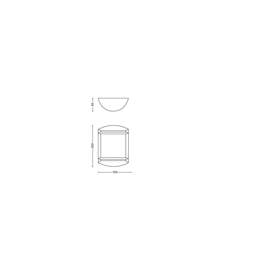 Philips - Außenwandleuchte LED/6W/230V IP44