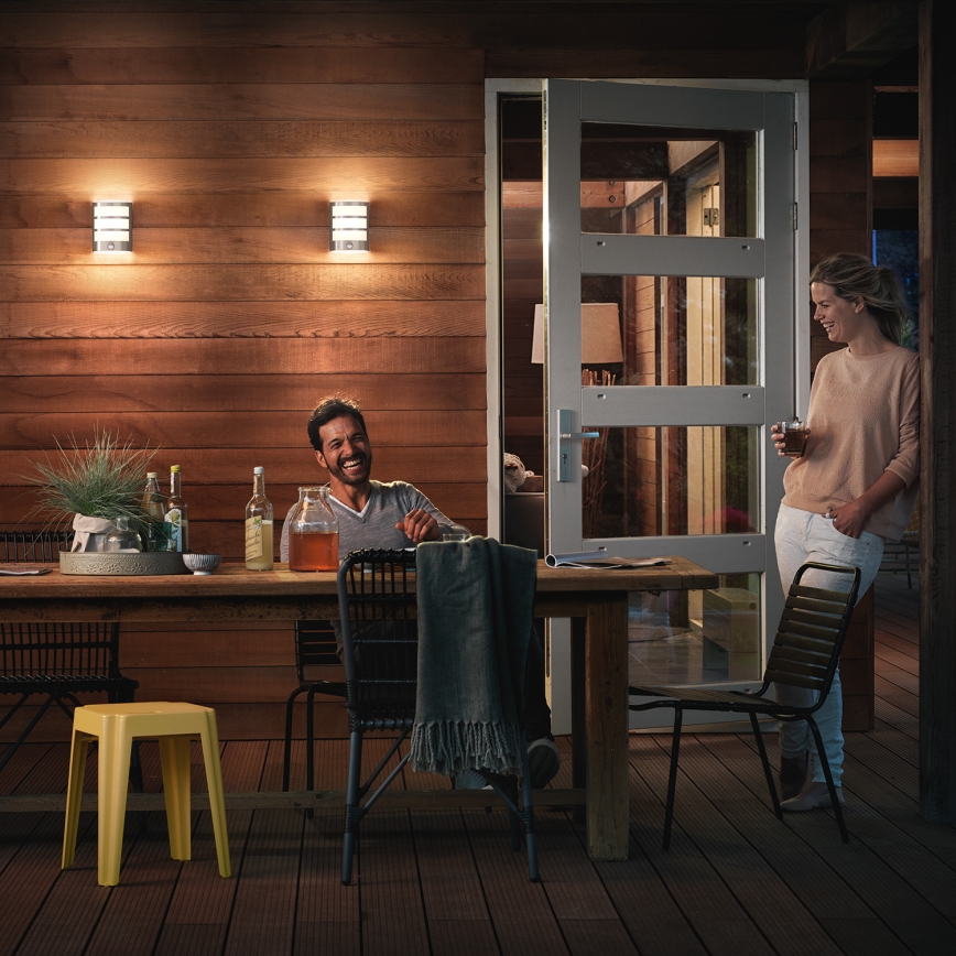 Philips 17324/47/16 - Sensorleuchte MYGARDEN PYTHON 1xLED/6W/230V