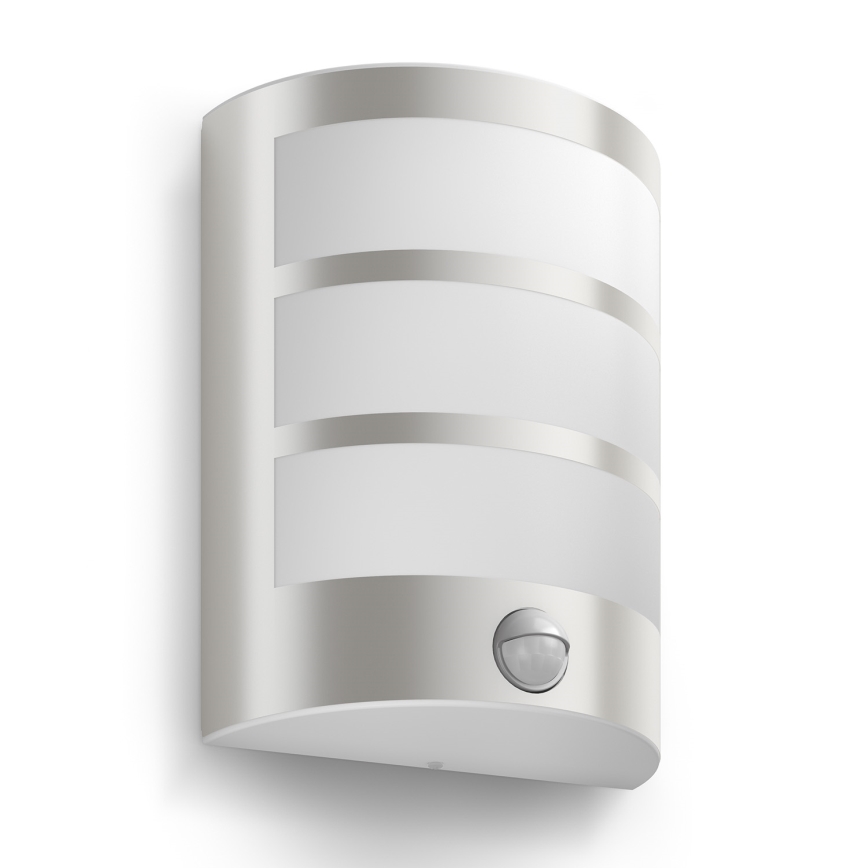 Philips - Lampada da esterno con sensore 1xLED/6W/230V IP44