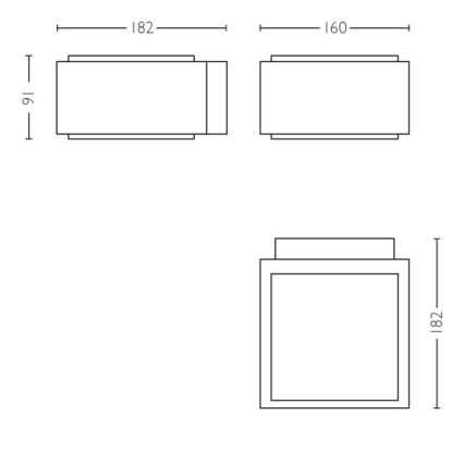 Philips - Applique da esterno 1xE27/42W