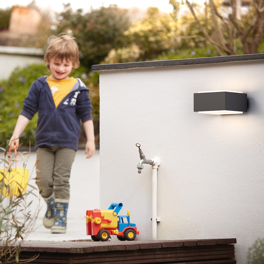 Philips 17337/93/PN - Applique murale extérieure MYGARDEN HEDGEHOG 1xE27/42W