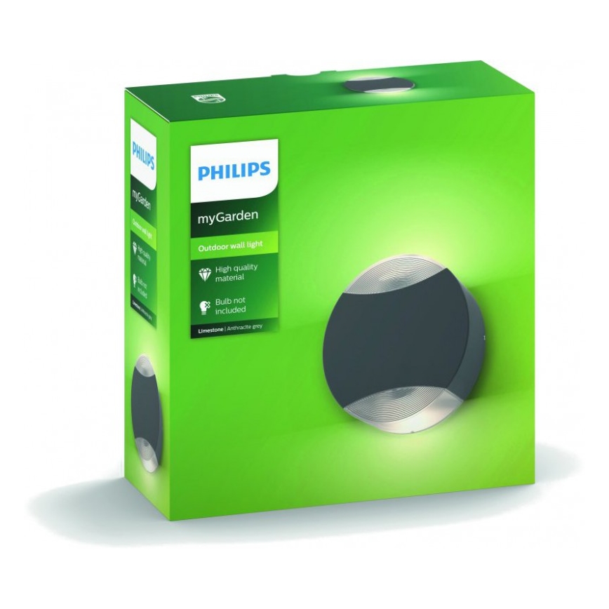 Philips - Applique murale extérieure 2xGU10/5W