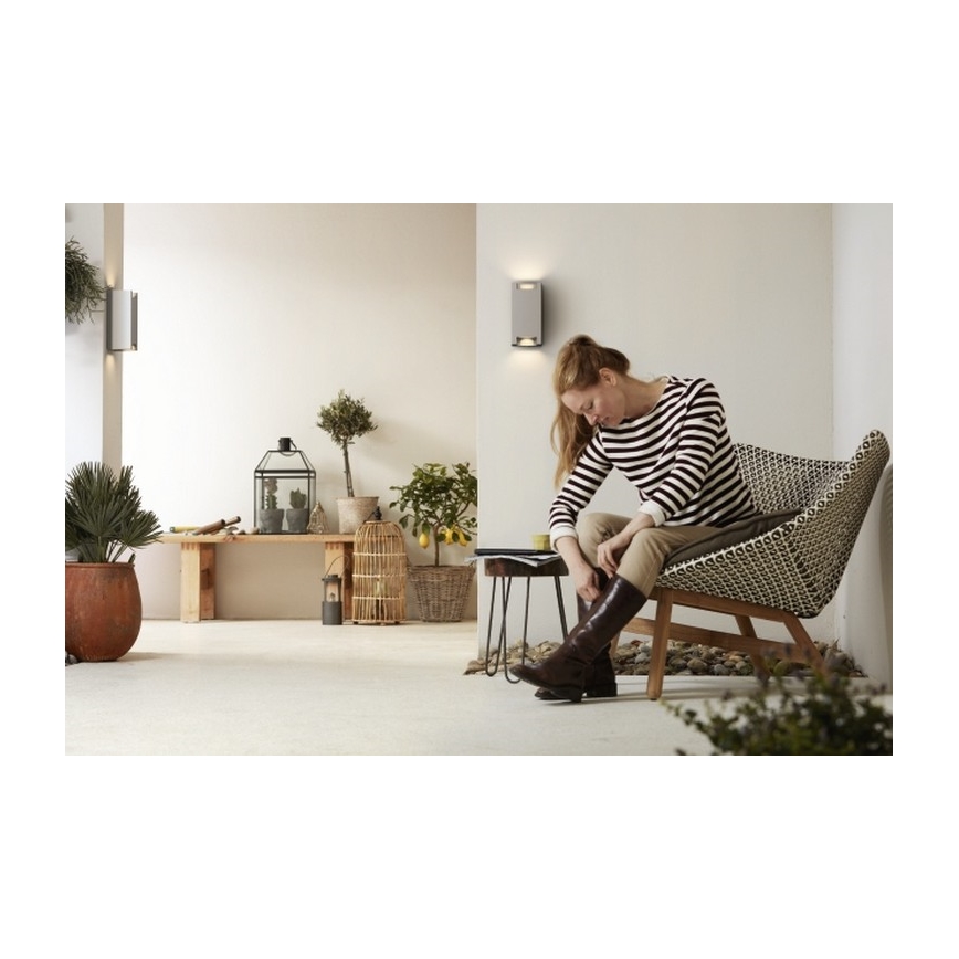 Philips - Applique murale extérieure 2xGU10/5W IP44