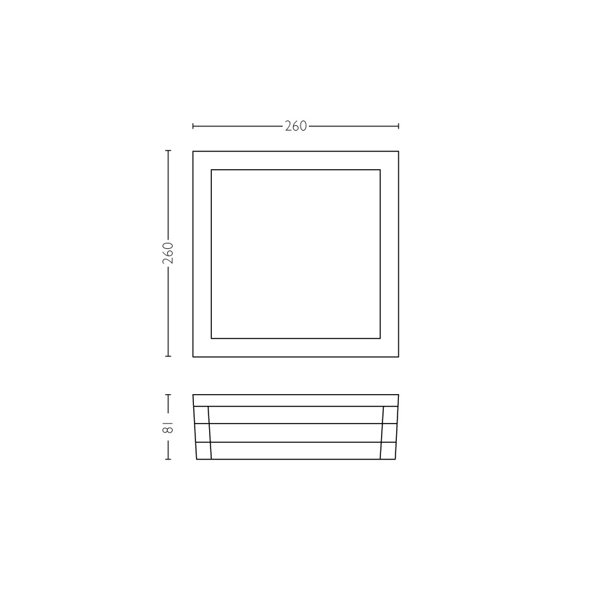 Philips - Plafoniera da esterno 2xE27/14W