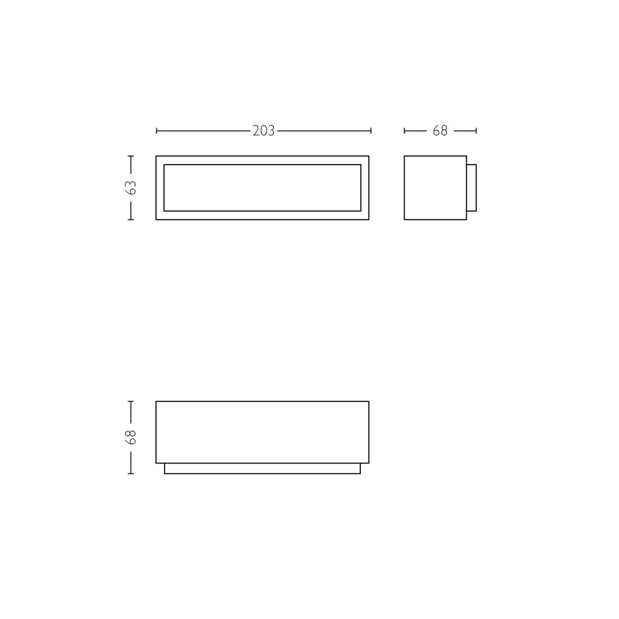 Philips - Applique a LED da esterno LED/4,5W IP44