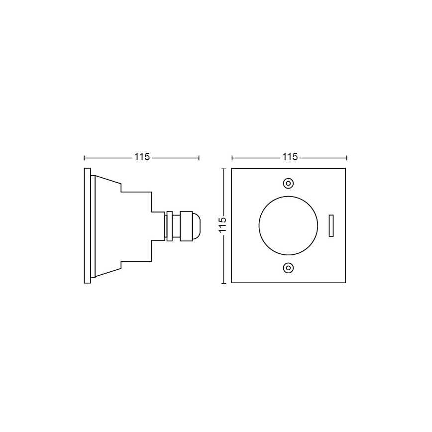 Philips - Lampada LED segnapasso da esterno LED/3W