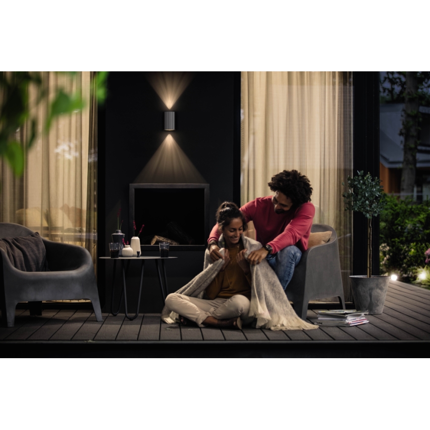 Philips - LED Außenwandleuchte 2xLED/4,5W