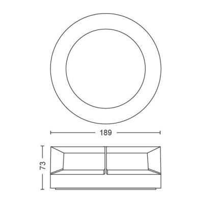 Philips - Lampada LED da esterno LED/12W/230V IP44