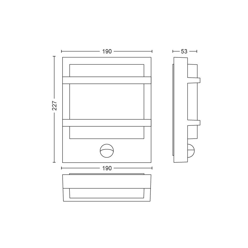 Philips - Applique a LED da esterno LED/12W IP44