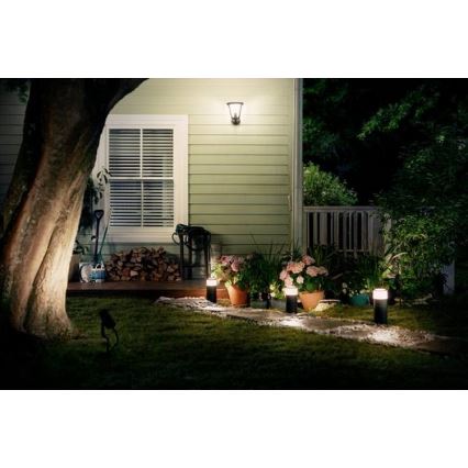 Philips 17420/30/P7 - Lampadaire extérieur LED RGB HUE CALLA LED-RGB/8W/230V IP65