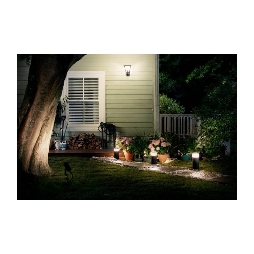 Philips 17420/30/P7 - Lampadaire extérieur LED RGB HUE CALLA LED-RGB/8W/230V IP65